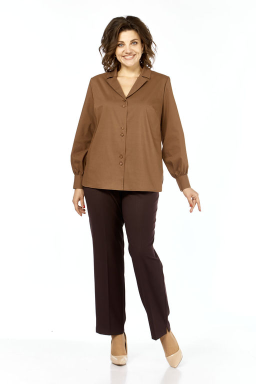 Костюм Элль стиль 2408-Р шоколад