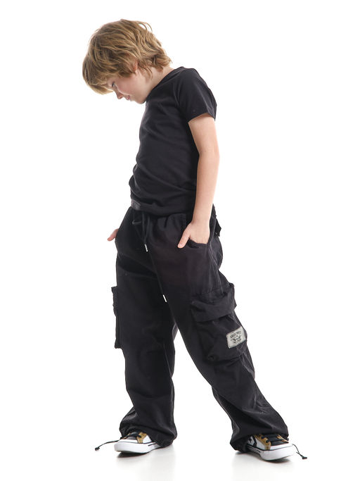 Брюки парашюты серые для подростков и детей 33-7492 св.серый - Mini maxi фото 14