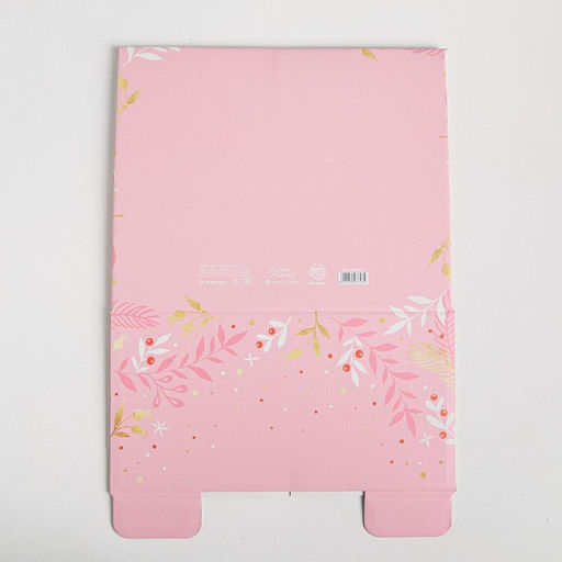 Коробка подарочная новогодняя складная «Теплоты», 31×25.5×16 см, Новый год