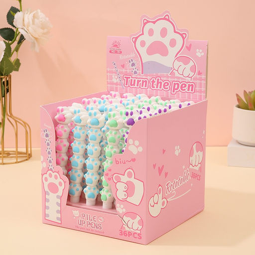 Ручка гелевая "Paw peace", mix