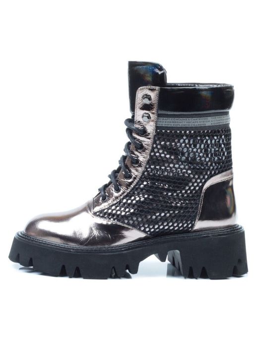 01-C1101-2 GOLD Ботинки женские (натуральная кожа, байка) - Фабричный китай фото 13