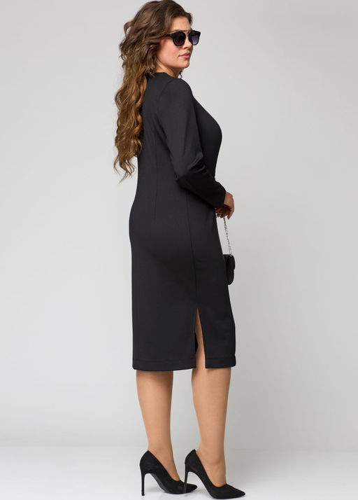 Платье EVA GRANT 7268-Р серый люрекс