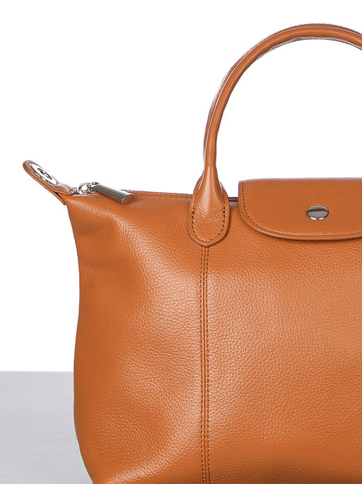 LACCOMA сумка НИ2406-рыжий натуральная кожа хлопок  фото 3