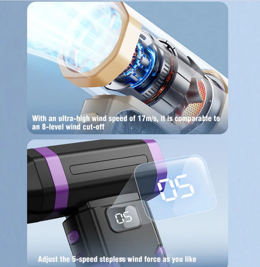 Мощный воздуходувка 450000 Мини-турбореактивный вентилятор RPM, высокоскоростной турбо-сильный вентилятор - Family фото 4