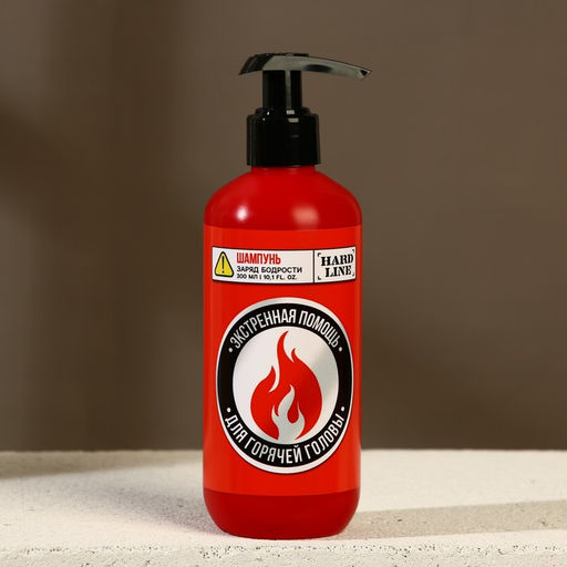 Подарочный набор косметики Незаменимый чистый запас, гель для душа, шампунь для волос, 2?300 мл и мочалка для тела, HARD LINE