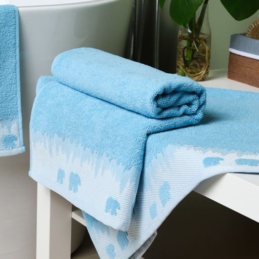 Полотенце махровое LoveLife Winter dream 30х60 см, голубой, 100% хлопок, 400 гр/м2  фото 7