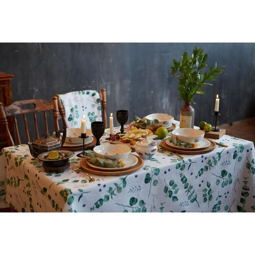 Скатерть Доляна Eucalyptus, 220?144 см, 100% хлопок, 164 г/м?