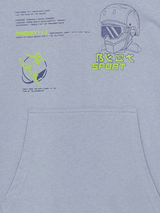 Kap??onlu Erkek ?ocuk Sweatshirt