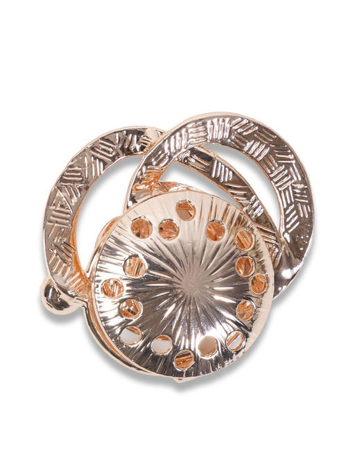 Брошь на магните в виде спирали металлическая - Модные истории фото 4