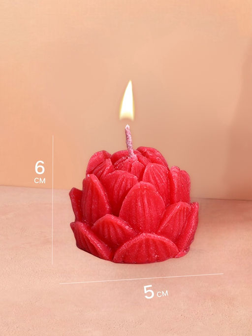 Свеча "Лотос" 5х5х6 см, соевый воск