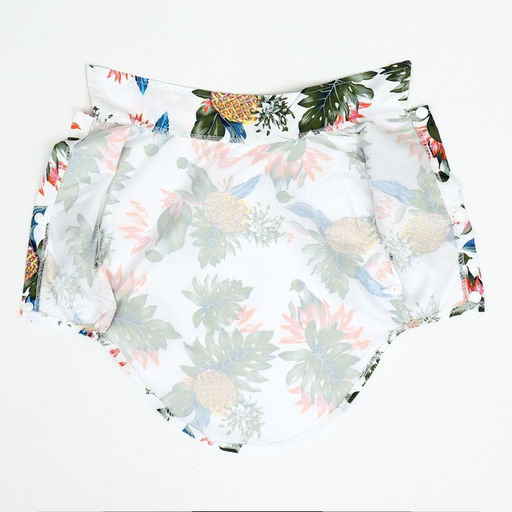 Рубашка для собак Тропики, S (ДС 24, ОГ 30, ОШ 23 см), белая - Simaland фото 6