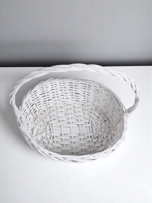 Корзина плетёная для хранения «Кнут», лоза, серая, набор 3 шт.