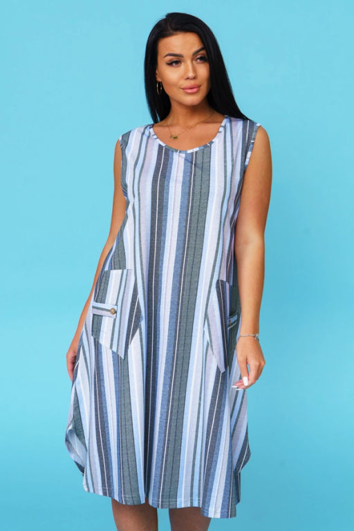 Платье женское, цвет голубой