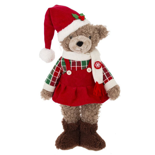 Игрушка набивная "Медвежонок", L21 W18 H46 см, 2в.