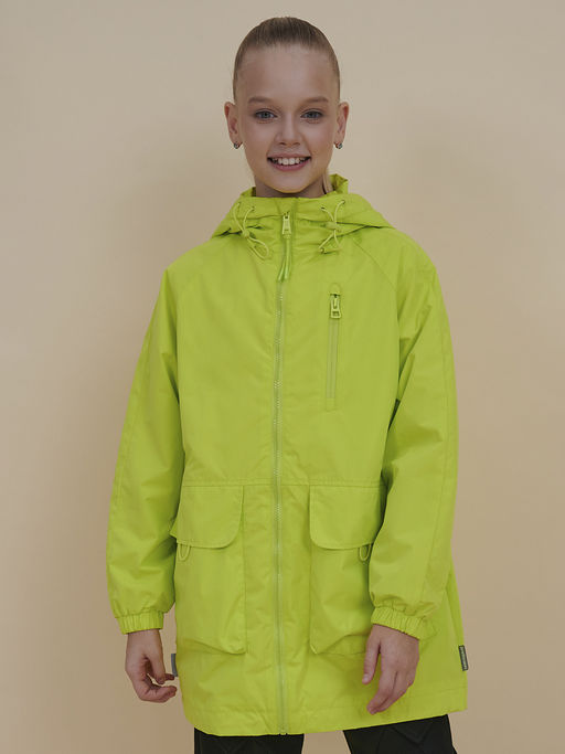 PELICAN, ветровка для девочек, Лаймовый