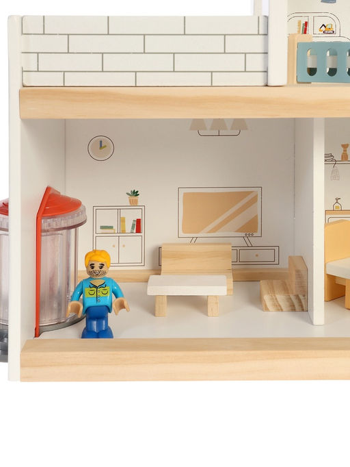 Кукольный домик с мебелью