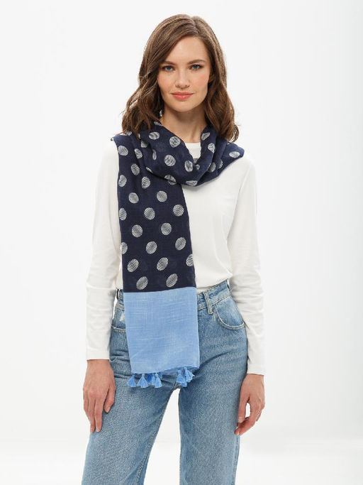 Палантин жен. мод+хл+лен 90х198 LG17-041-12 - Labbra фото 3