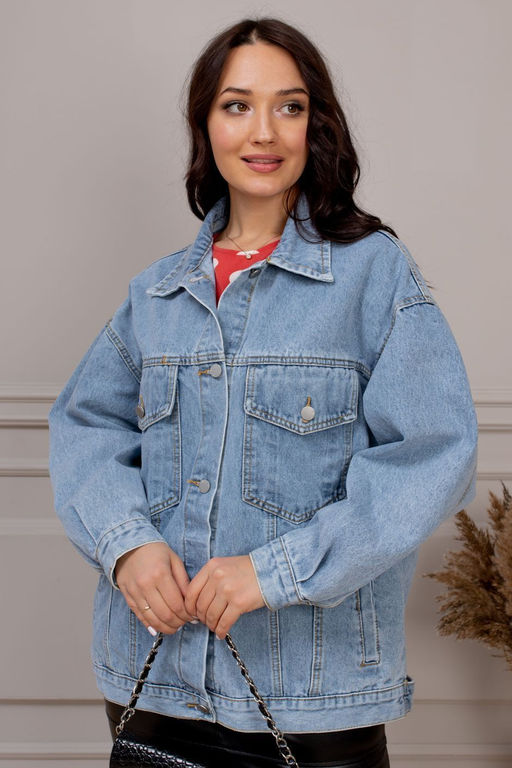 Рубашка Д-1181 джинс - Took a look фото 3