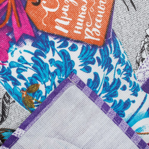 Полотенце кухонное Гортензия 35х602 см - Доляна фото 4