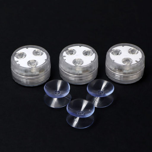 Светильник водонепроницаемый мини, 3 x 1.9 см, 3 шт, от CR2032 (в компл.), пульт, RGB, IP68 - Simaland фото 3