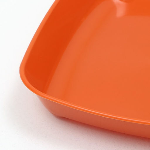 Туалет округлый без сетки 33,5 х 25 х 6 см, коричневый - Simaland фото 4