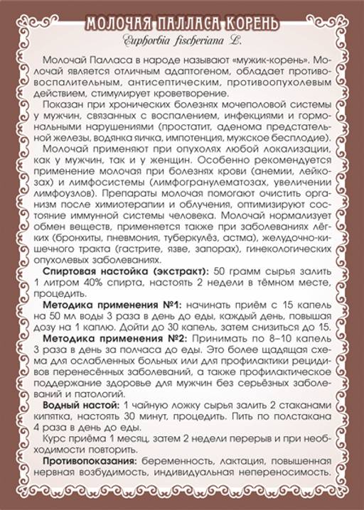 Молочай Палласа (корень) - Мариславна фото 3