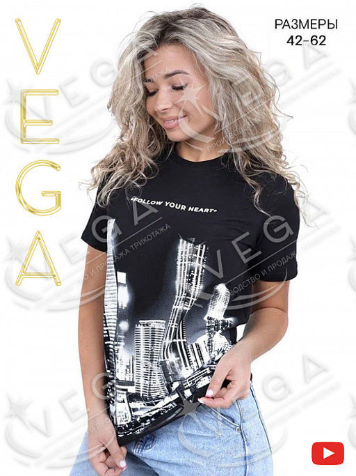 Футболка женская 070 - Вега фото 14