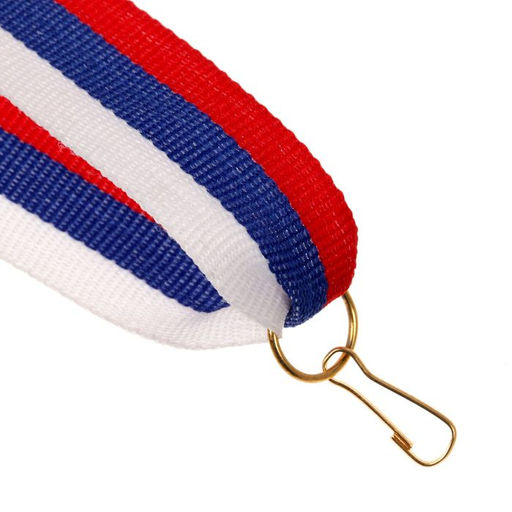 Цена за 10 шт. Лента для медали, триколор