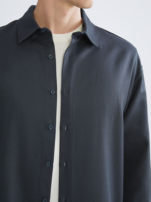 Slim Fit Uzun Kollu Erkek G?mlek