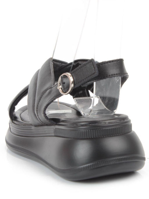 08-PEE37-2 BLACK Босоножки женские (натуральная кожа) - Фабричный китай фото 4