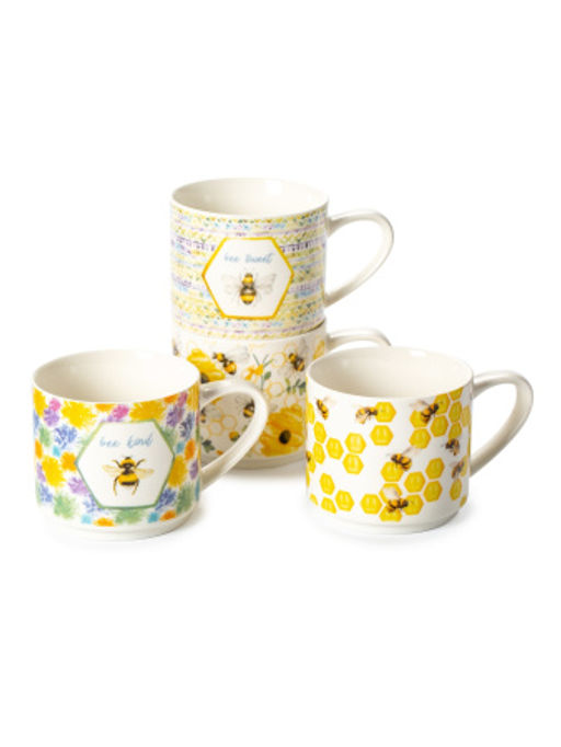 Набор кружек на подставке BEE 4шт 360мл - SIJ фото 5