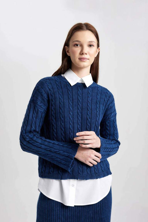 Хлопковая туника обычного кроя - Defacto фото 6