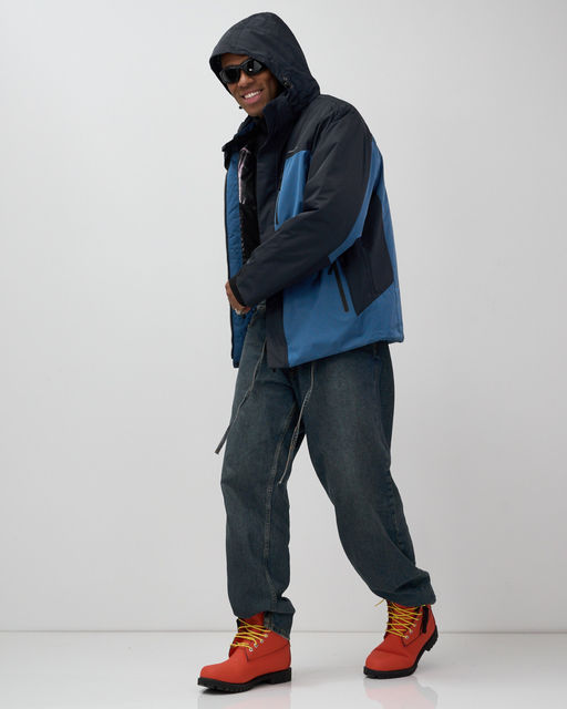 Горнолыжная куртка мужская зимняя синего цвета 7612S - Mtforce фото 12