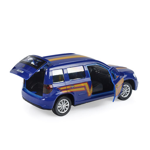 Машина металл Skoda Yeti Спорт, длина 12 см, откр двери, багажник, инерционная