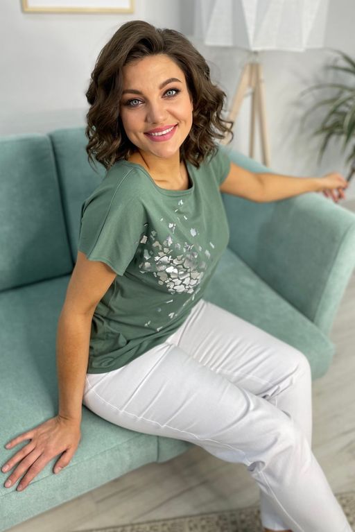 Футболка Rumoda 2037 зеленый  фото 4