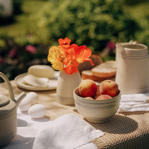 Салатник SL Home «Райяс», 800 мл, d=14.5 см, керамика, бежевый