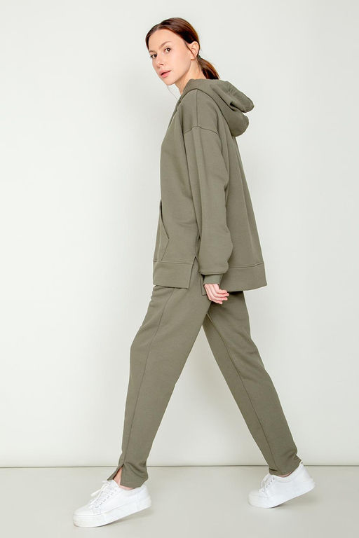 ЕВТ 3119/24/оливковый серый джемпер жен