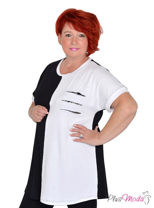 Туника Модель №1674 размеры 44-84 - Plusmoda фото 4