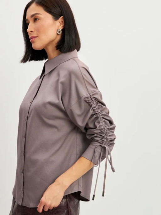 Блузка тонкая джинса - Tantino фото 18