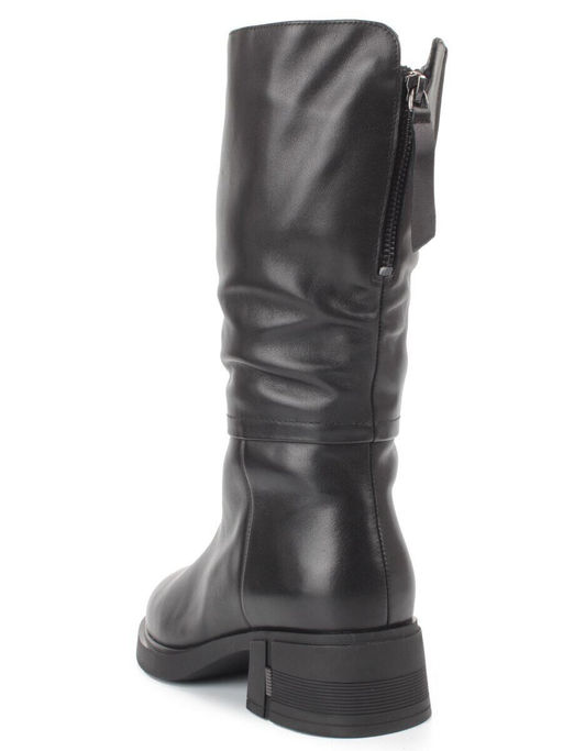 ZA4232M BLACK Сапоги зимние женские (натуральная кожа, натуральный мех)