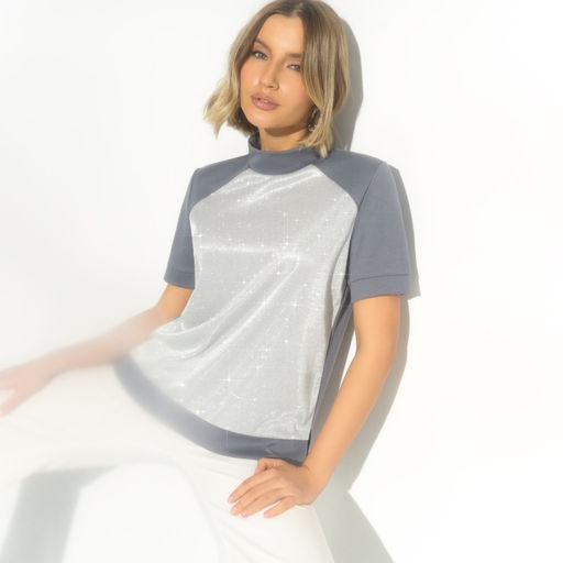 Водолазка Фирменное приветствие (silver) - Charutti фото 2