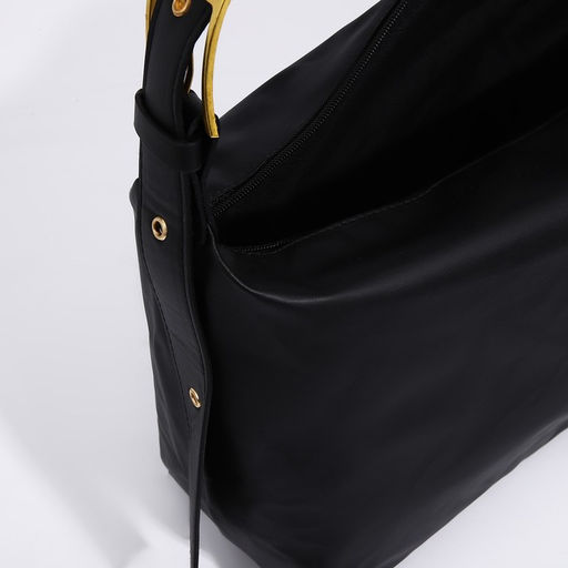 Сумка-мешок на молнии цвет чёрный - Simaland фото 5