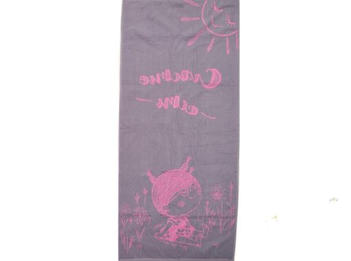 6с102.411ж1 Счастливая (розовый2) Полотенце махровое 67х150см