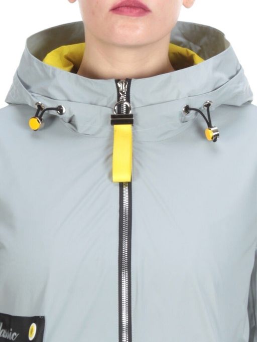 FY-906 GRAY Ветровка женская АЛИСА (100% полиэстер) - Фабричный китай фото 10
