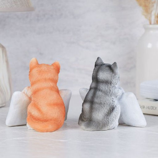 Фигурка Кошечка на подушке 10х10 см / CW421-23 /уп 72/ - Галеонтрейд фото 4