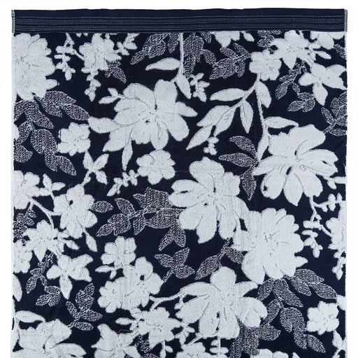 Полотенце махровое "Белые ночи" 70х140см, хлопок 100%, синий (Китай)