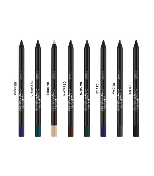 DEBORAH Карандаш для век гелевый 2 in 1 Gel Kajal & Eyeliner Pencil тон 04 зеленый 1.4г.  фото 3