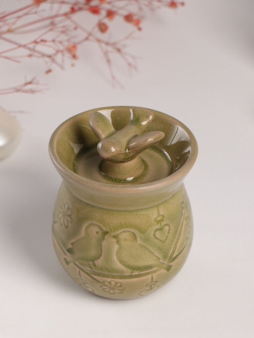 Аромалампа для эфирных масел Птички на ветке, керамика, 7.5?7.5?9.8 см - Simaland фото 6