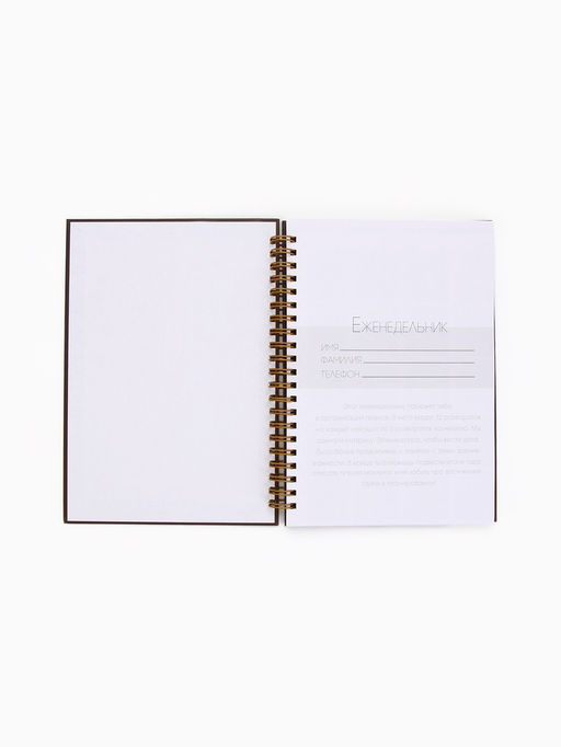 Планер-еженедельник А5, 86 л. в твердой обложке, на гребне My planner - Artfox фото 2