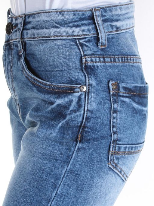 2210 BLUE Джинсы зауженные женские SASANTA